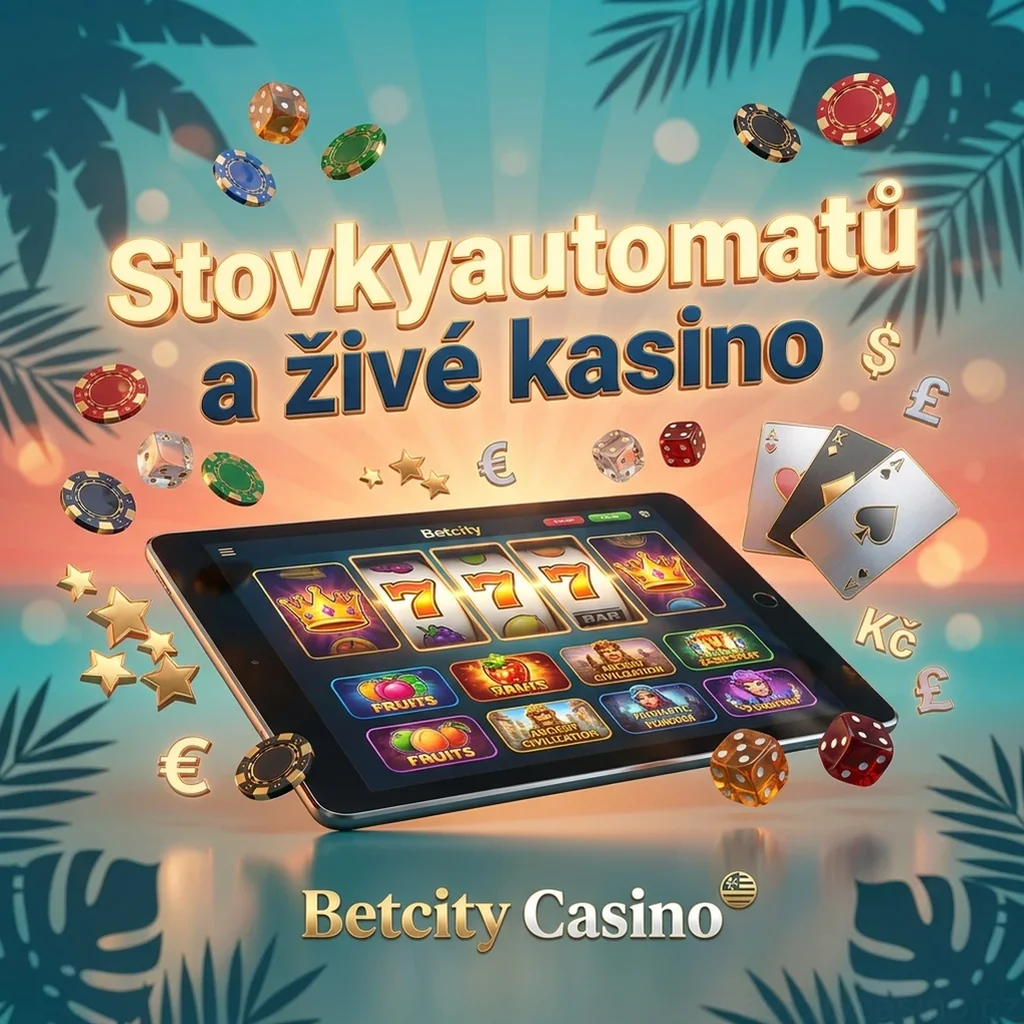 Stovkyautomatů a živé kasino